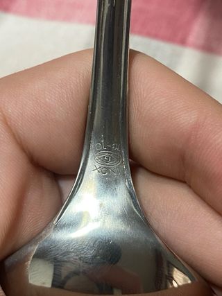 Servizio posate argento 18/10 laminato oro 24Karat