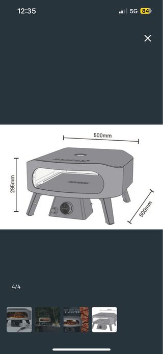 Horno de pizza a gas Cozze 13