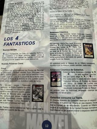 Juego Legendary marvel fanmade Español y exp.