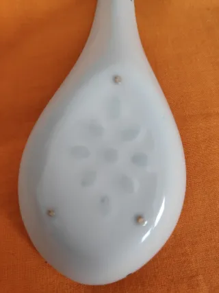 Cuenco y Cuchara Porcelana China Vintage