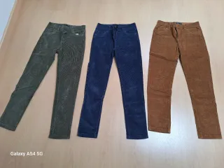 3 Pantalones Pana Niño Talla 11-12