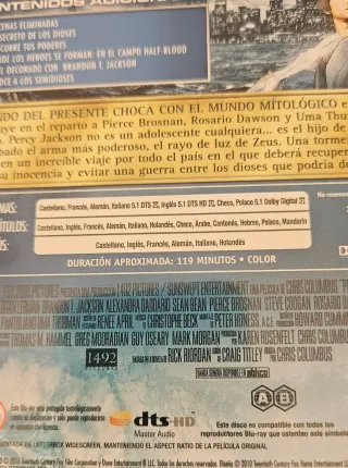 Pack Bluray Percy Jackson