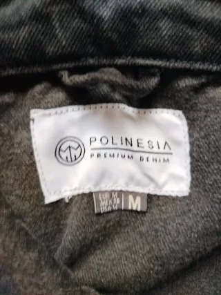 Chaqueta Vaquera Polinesia Black Talla M