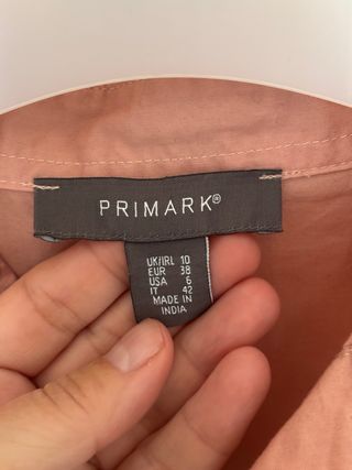 Camisa Primark T38 Rosa