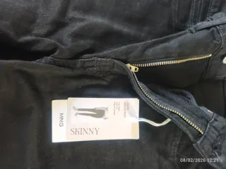 Pantalón Mango Negro Talla S/36