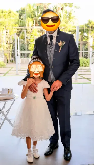 Traje Novio Italiano Azul Talla 56