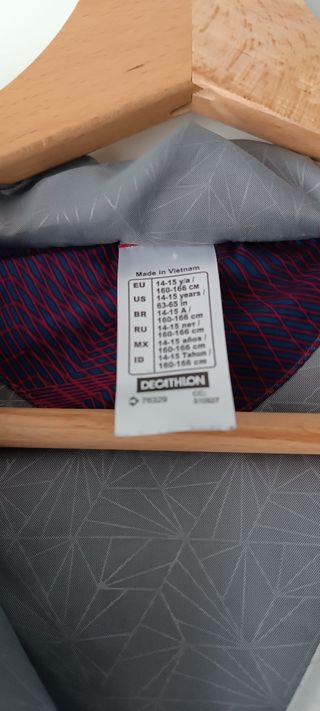 Plumífero Quechua 14-15 años