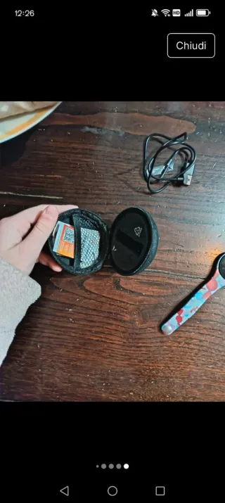 Smartwatch colorato con cinturino fantasia