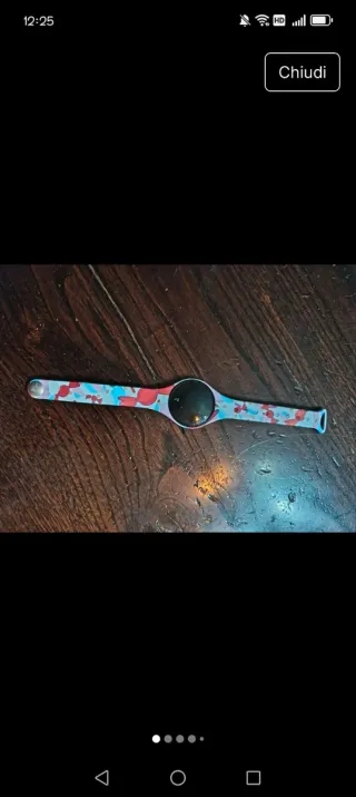 Smartwatch colorato con cinturino fantasia