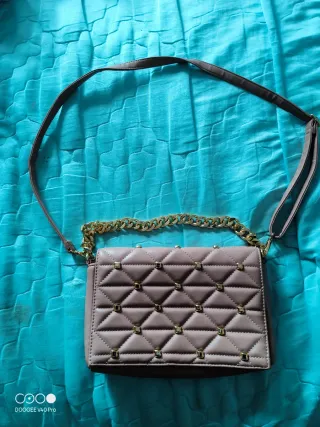 Bolso Beige y Dorado