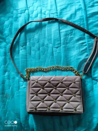 Bolso Beige y Dorado