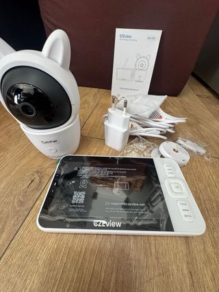 Vigilabebés CZEview 5 2K PTZ Blanco y Negro