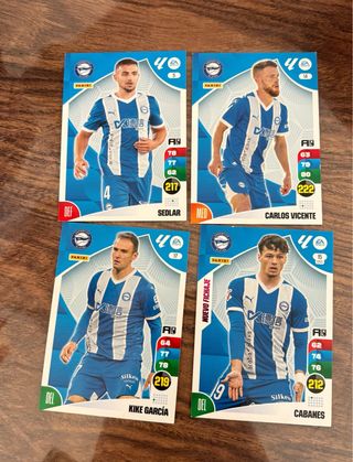 Cromos Alavés Adrenalyn 24-25