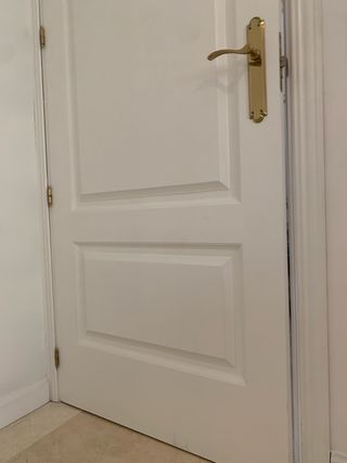 Puerta interior lacada blanco 82cm