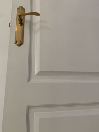 Puerta interior lacada blanco 82cm