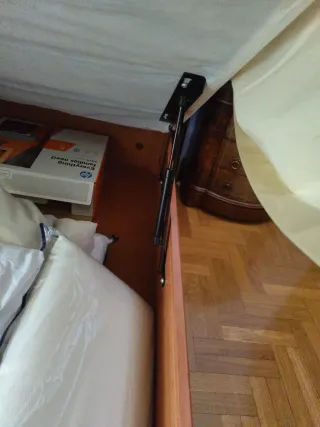 Dos canapés pikolin de 90x190 con cabecero madera