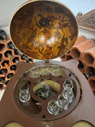 Mueble Bar Globo Terraqueo - Camarera