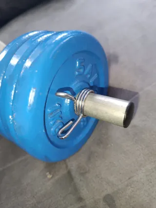 Mancuernas con 6 discos de 1kg