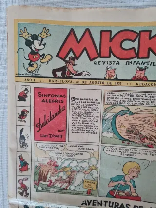 Revista Infantil Ilustrada Mickey N 26