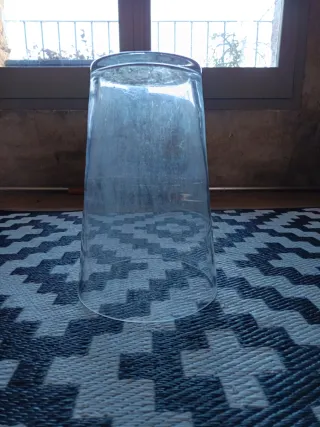 Jarrón de cristal transparente ikea