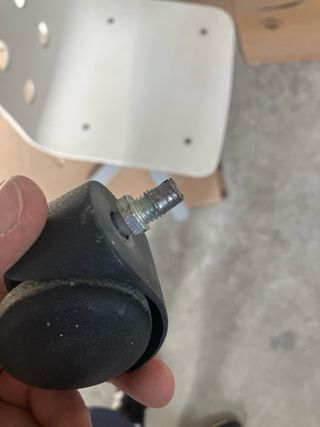 Silla de escritorio IKEA blanca