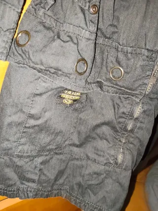 Chaqueta larga negra