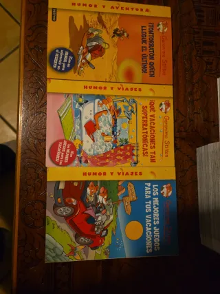 Colección 9 libros de Geronimo Stilton