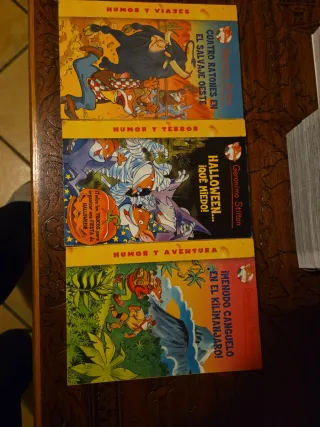 Colección 9 libros de Geronimo Stilton