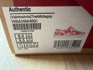 Zapatillas Vans Authentic Estampado Corazones