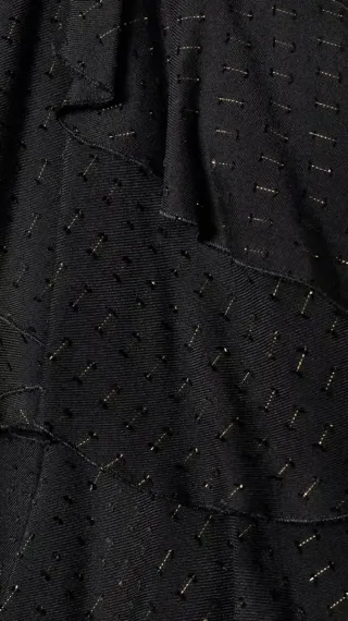 Vestido Zara volantes negro