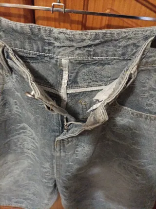 Bermudas vaqueras con estampado