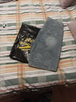 Bermudas vaqueras con estampado