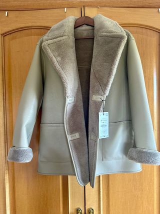 Chaqueta Zara doble faz reversible