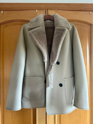 Chaqueta Zara doble faz reversible