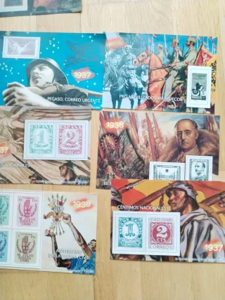 Lote de sellos de España, diferentes temáticas