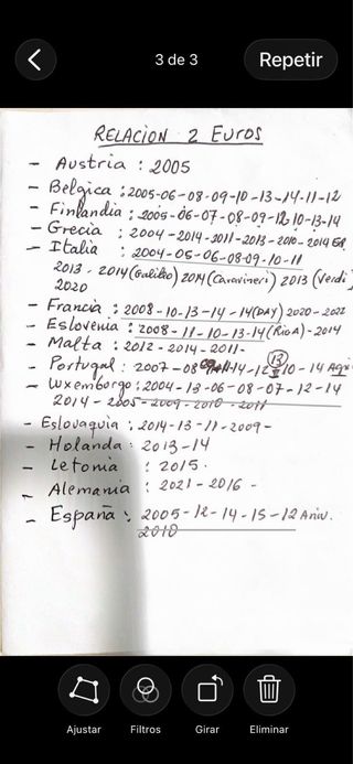 monedas 2 euros conmemorativas sin circular