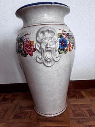 Paragüero Vintage Cerámica Floral