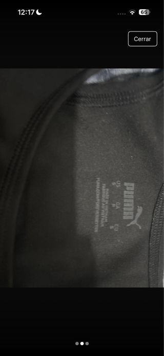 Top sportivo Puma nero