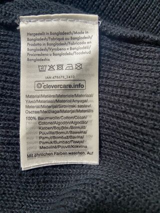 Jersey Esmara Negro Talla M