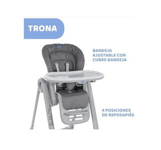 Trona Evolutiva Chicco Polly Magic Relax Gris