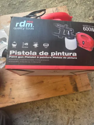 Pistola de Pintura RDM PRO 600W