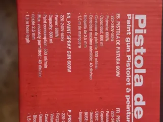 Pistola de Pintura RDM PRO 600W