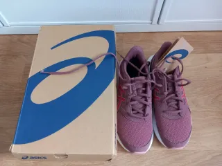 Zapatillas Asics Mujer Talla 38 Marrón/Rojo