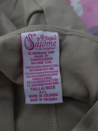 Faja Moldeadora Beige con Cremallera