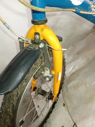 Bicicleta infantil azul