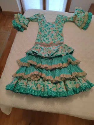 Traje de Flamenca con volantes