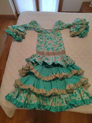 Traje de Flamenca con volantes