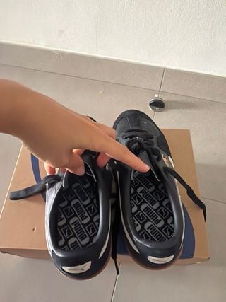 Puma Palermo Zapatillas Negras Goma