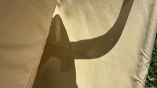 Butaca Ikea Madera y Tela Beige