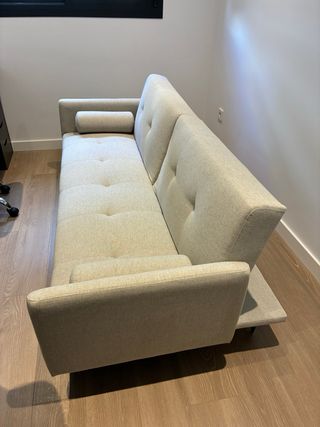 Sofá Cama Gris Tela